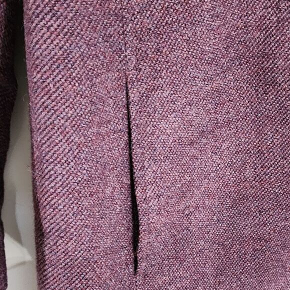 J. Jill vintage purple wool blend jacket 10 - Picture 4 of 6